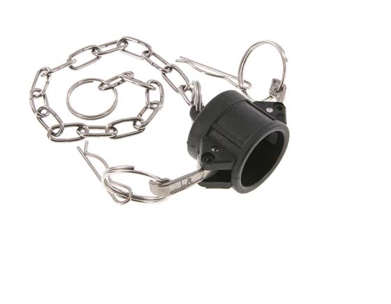 Camlock DN 20 (3/4'') Polypropylene Coupling End Cap Type DC MIL-C-27487