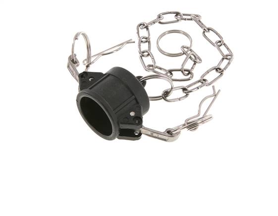 Camlock DN 20 (3/4'') Polypropylene Coupling End Cap Type DC MIL-C-27487