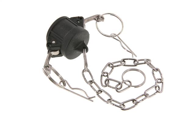 Camlock DN 20 (3/4'') Polypropylene Coupling End Cap Type DC MIL-C-27487