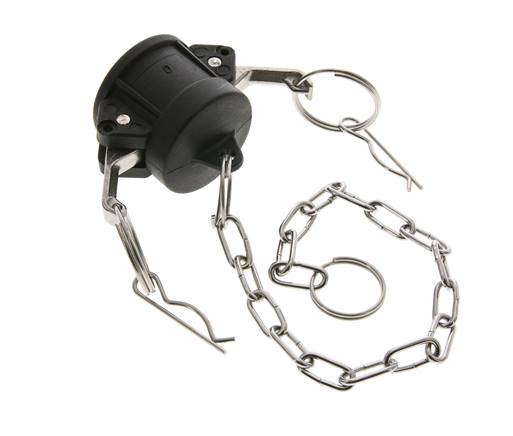 Camlock DN 25 (1'') Polypropylene Coupling End Cap Type DC MIL-C-27487