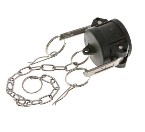 Camlock DN 32 (1 1/4'') Polypropylene Coupling End Cap Type DC MIL-C-27487