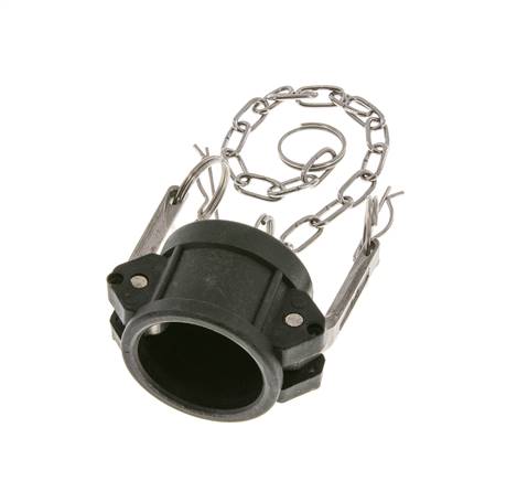 Camlock DN 32 (1 1/4'') Polypropylene Coupling End Cap Type DC MIL-C-27487
