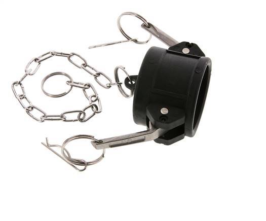 Camlock DN 40 (1 1/2'') Polypropylene Coupling End Cap Type DC MIL-C-27487