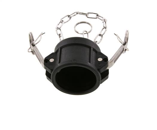 Camlock DN 40 (1 1/2'') Polypropylene Coupling End Cap Type DC MIL-C-27487