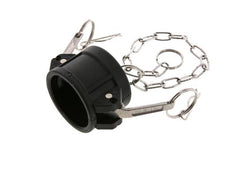 Camlock DN 40 (1 1/2'') Polypropylene Coupling End Cap Type DC MIL-C-27487