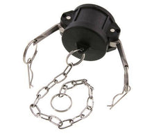 Camlock DN 40 (1 1/2'') Polypropylene Coupling End Cap Type DC MIL-C-27487