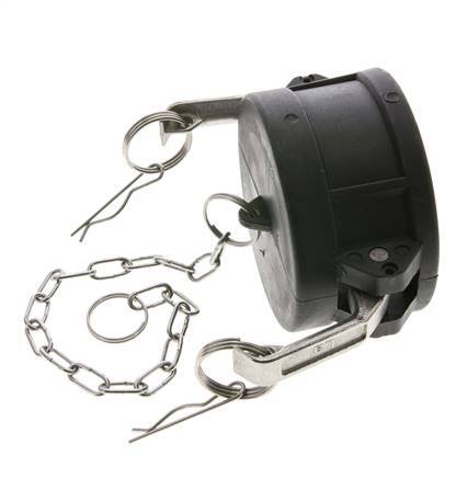 Camlock DN 75 (3'') Polypropylene Coupling End Cap Type DC MIL-C-27487