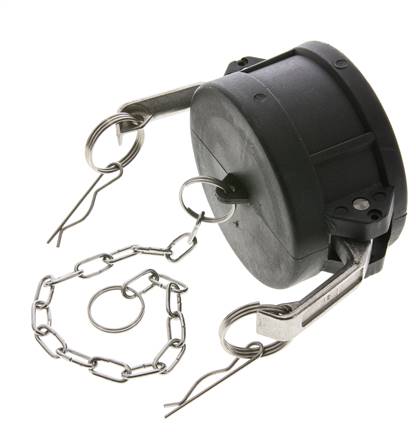Camlock DN 75 (3'') Polypropylene Coupling End Cap Type DC MIL-C-27487