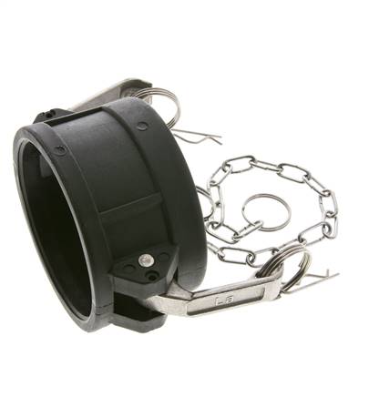 Camlock DN 75 (3'') Polypropylene Coupling End Cap Type DC MIL-C-27487