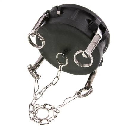 Camlock DN 90 (4'') Polypropylene Coupling End Cap Type DC MIL-C-27487