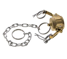 Camlock DN 15 (1/2'') Brass Coupling End Cap Type DC MIL-C-27487