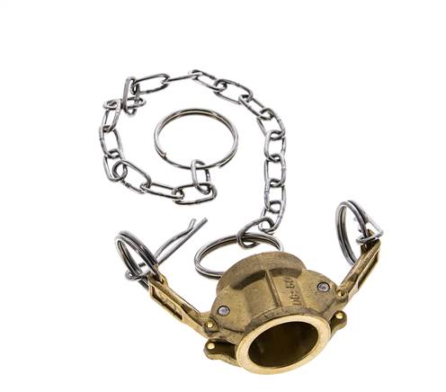 Camlock DN 15 (1/2'') Brass Coupling End Cap Type DC MIL-C-27487
