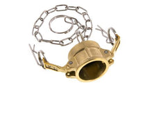 Camlock DN 20 (3/4'') Brass Coupling End Cap Type DC MIL-C-27487
