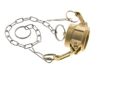 Camlock DN 25 (1'') Brass Coupling End Cap Type DC MIL-C-27487