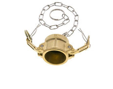 Camlock DN 25 (1'') Brass Coupling End Cap Type DC MIL-C-27487