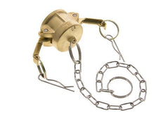 Camlock DN 25 (1'') Brass Coupling End Cap Type DC MIL-C-27487
