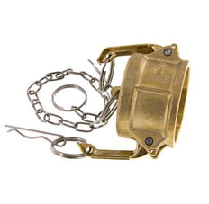 Camlock DN 50 (2'') Brass Coupling End Cap Type DC MIL-C-27487