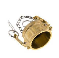 Camlock DN 50 (2'') Brass Coupling End Cap Type DC MIL-C-27487