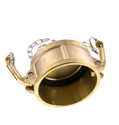 Camlock DN 75 (3'') Brass Coupling End Cap Type DC MIL-C-27487