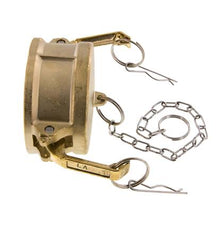 Camlock DN 75 (3'') Brass Coupling End Cap Type DC MIL-C-27487