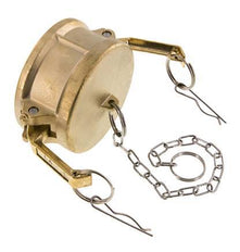 Camlock DN 75 (3'') Brass Coupling End Cap Type DC MIL-C-27487