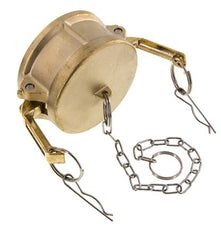 Camlock DN 75 (3'') Brass Coupling End Cap Type DC MIL-C-27487