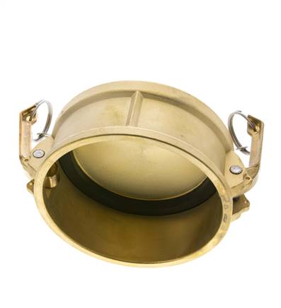 Camlock DN 120 (5'') Brass Coupling End Cap Type DC MIL-C-27487
