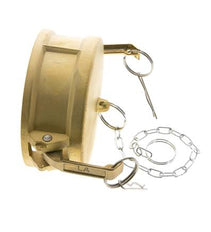 Camlock DN 140 (6'') Brass Coupling End Cap Type DC MIL-C-27487