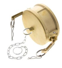 Camlock DN 120 (5'') Brass Coupling End Cap Type DC MIL-C-27487