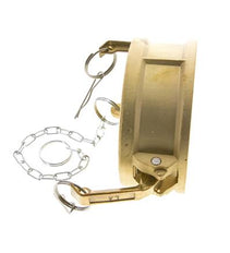 Camlock DN 140 (6'') Brass Coupling End Cap Type DC MIL-C-27487
