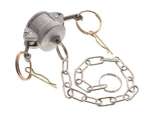 Camlock DN 20 (3/4'') Aluminium Coupling End Cap Type DC MIL-C-27487
