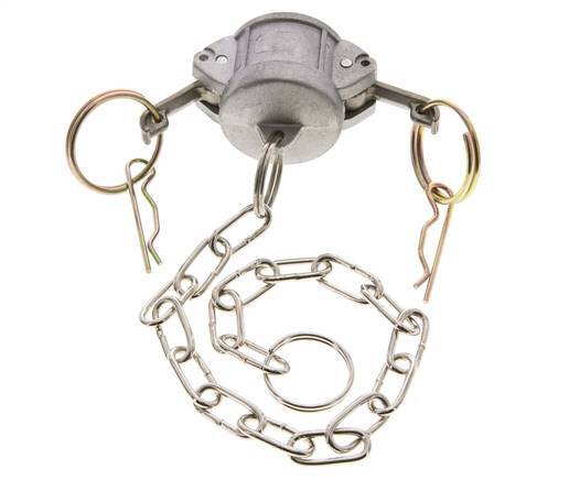 Camlock DN 20 (3/4'') Aluminium Coupling End Cap Type DC MIL-C-27487