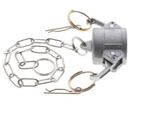 Camlock DN 25 (1'') Aluminium Coupling End Cap Type DC MIL-C-27487