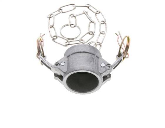 Camlock DN 25 (1'') Aluminium Coupling End Cap Type DC MIL-C-27487