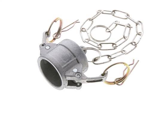 Camlock DN 25 (1'') Aluminium Coupling End Cap Type DC MIL-C-27487