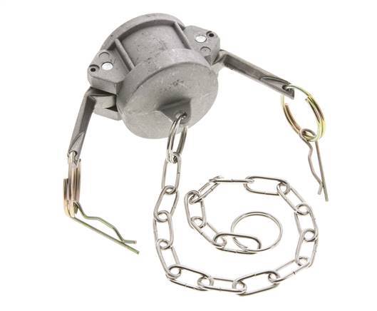 Camlock DN 32 (1 1/4'') Aluminium Coupling End Cap Type DC MIL-C-27487