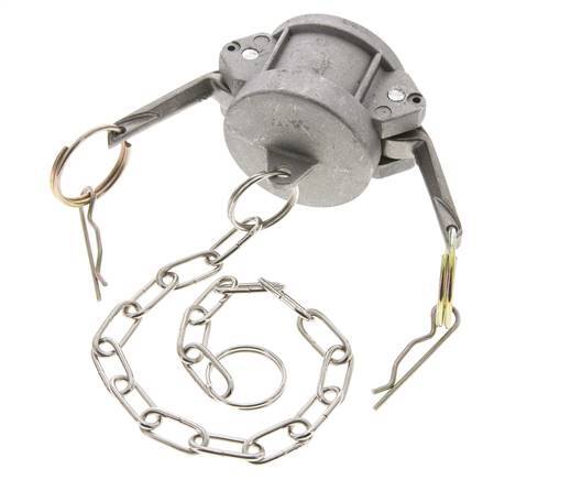 Camlock DN 32 (1 1/4'') Aluminium Coupling End Cap Type DC MIL-C-27487