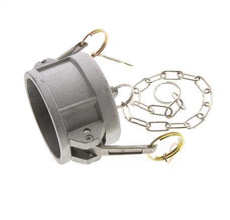Camlock DN 60 (2 1/2'') Aluminium Coupling End Cap Type DC MIL-C-27487