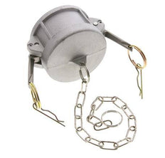 Camlock DN 60 (2 1/2'') Aluminium Coupling End Cap Type DC MIL-C-27487