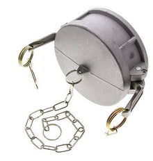 Camlock DN 90 (4'') Aluminium Coupling End Cap Type DC MIL-C-27487