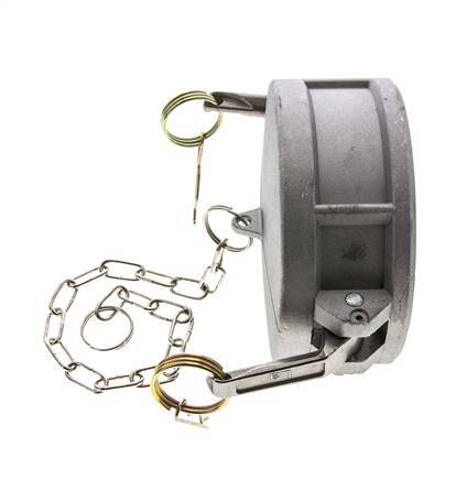 Camlock DN 90 (4'') Aluminium Coupling End Cap Type DC MIL-C-27487