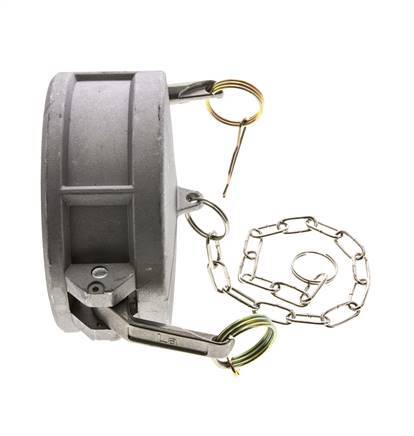 Camlock DN 90 (4'') Aluminium Coupling End Cap Type DC MIL-C-27487