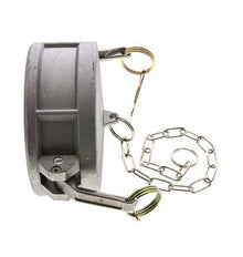 Camlock DN 90 (4'') Aluminium Coupling End Cap Type DC MIL-C-27487
