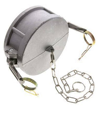 Camlock DN 90 (4'') Aluminium Coupling End Cap Type DC MIL-C-27487