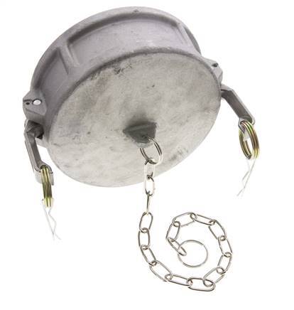 Camlock DN 120 (5'') Aluminium Coupling End Cap Type DC MIL-C-27487