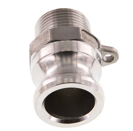 Camlock DN 20 (3/4'') Stainless Steel Coupling R 3/4'' Male Thread Type F MIL-C-27487