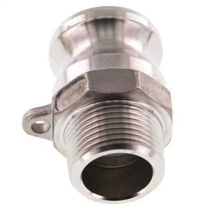 Camlock DN 20 (3/4'') Stainless Steel Coupling R 3/4'' Male Thread Type F MIL-C-27487