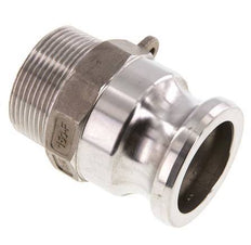 Camlock DN 40 (1 1/2'') Stainless Steel Coupling R 1 1/2'' Male Thread Type F MIL-C-27487