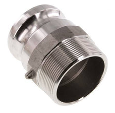 Camlock DN 60 (2 1/2'') Stainless Steel Coupling R 2 1/2'' Male Thread Type F MIL-C-27487