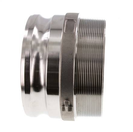 Camlock DN 120 (5'') Stainless Steel Coupling R 5'' Male Thread Type F MIL-C-27487